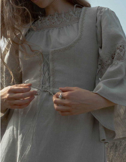 Bustier "Alma" en lin naturel