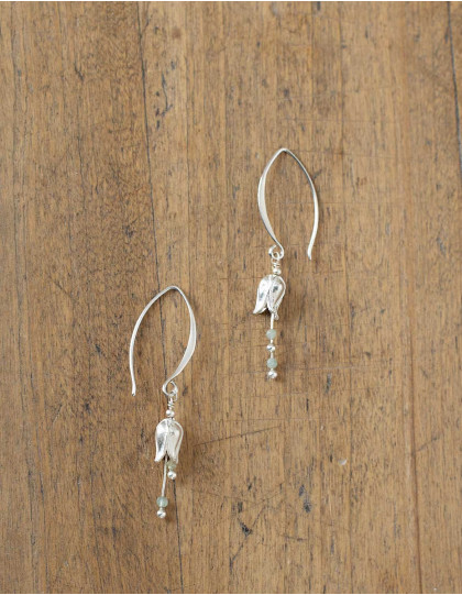 Boucles d'oreilles "Lily" argent