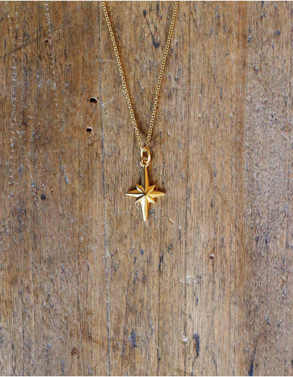Collier "Northern Star" Or 14k