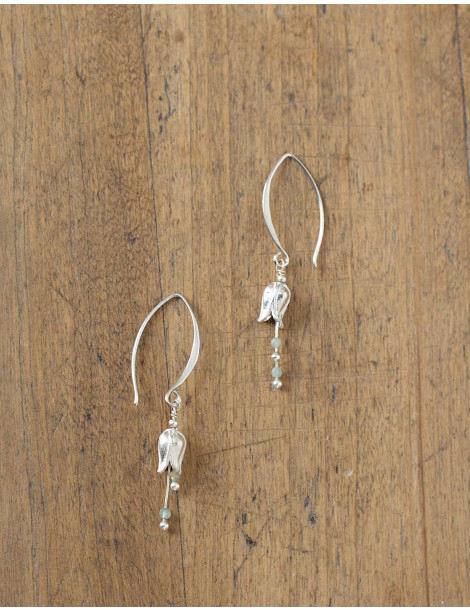 Boucles d'oreilles "Lily" argent
