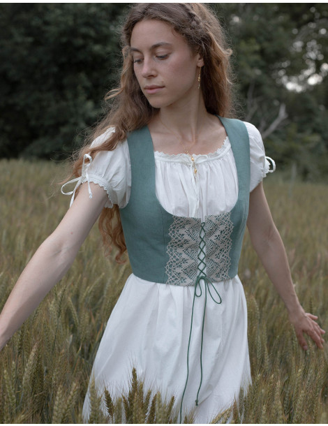 Bustier "Misha" vert sauge