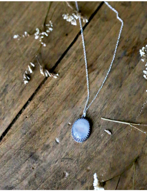 Collier "Luna" pierre de lune