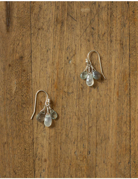 Boucles d'oreilles "Fraesia" argent 925