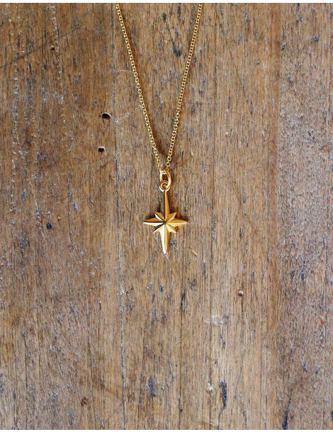 Collier "Northern Star" Or 14k