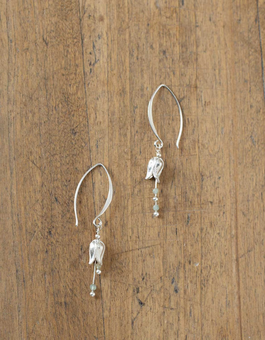 Boucles d'oreilles "Lily" argent