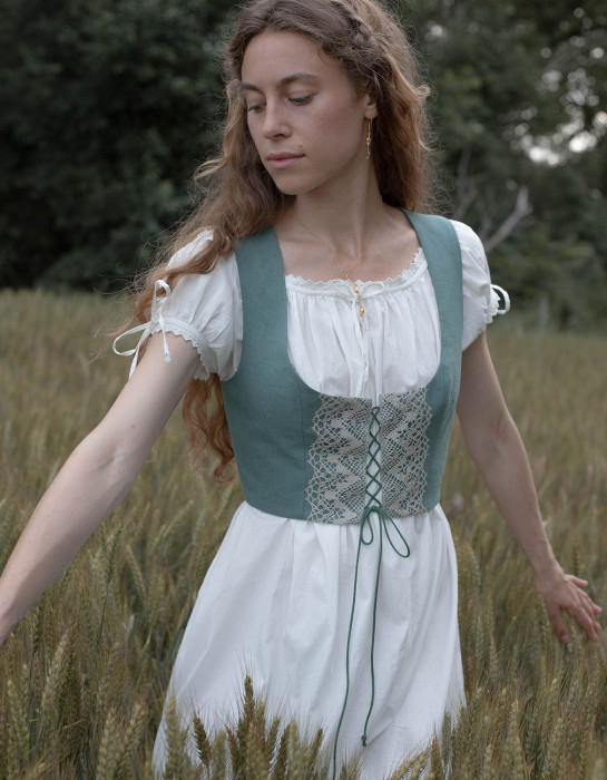 Bustier "Misha" vert sauge