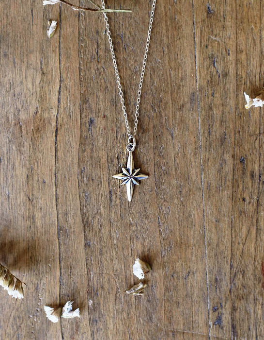 Collier "Northern Star" argent 925