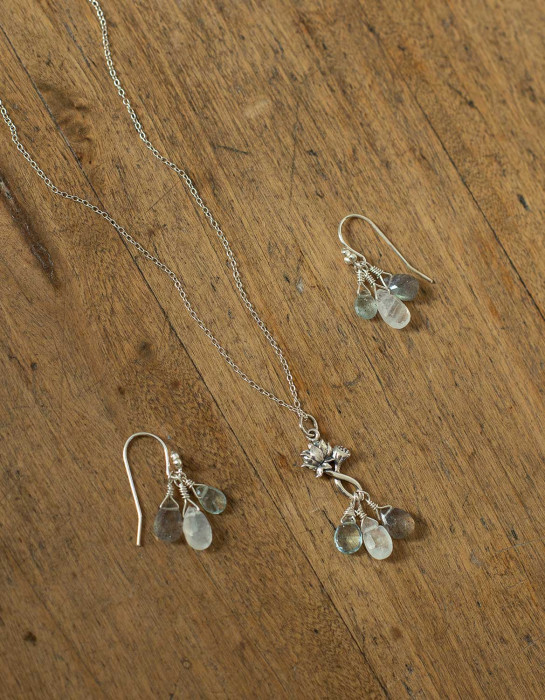 Boucles d'oreilles "Fraesia" argent 925