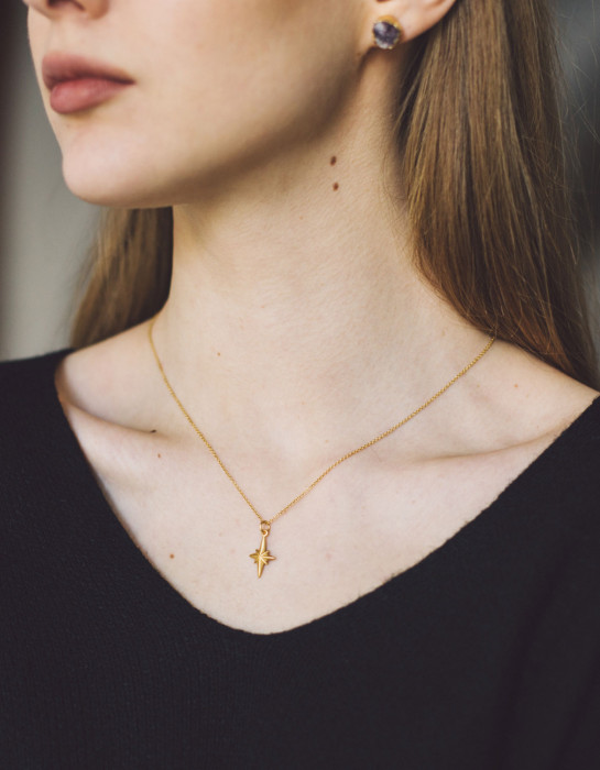 Collier "Northern Star" Or 14k