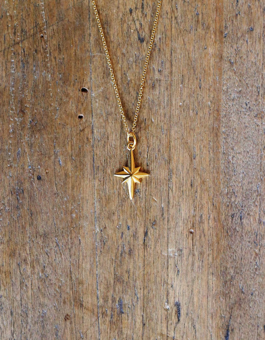 Collier "Northern Star" Or 14k