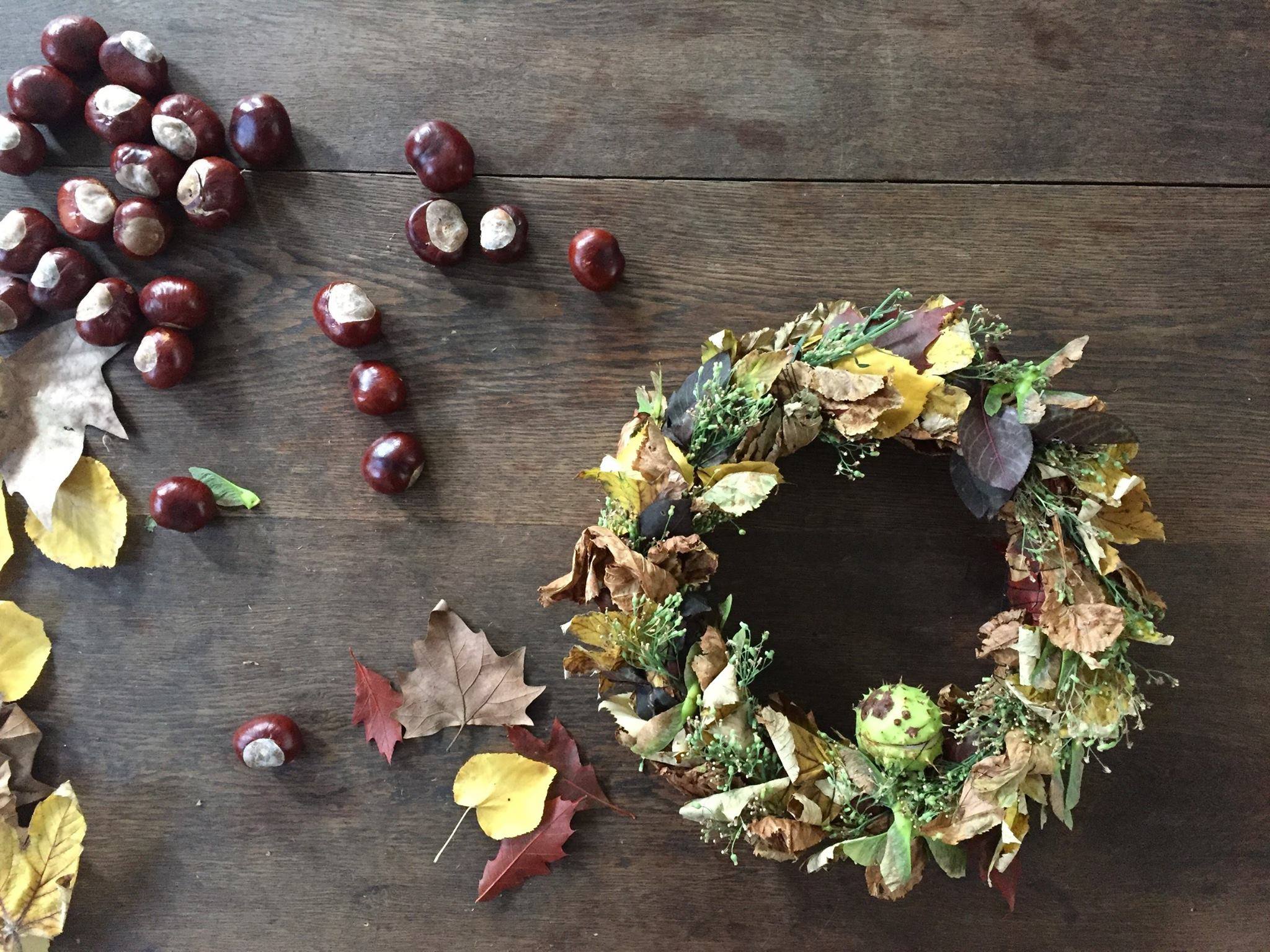 Un automne royal : DIY couronne d'automne