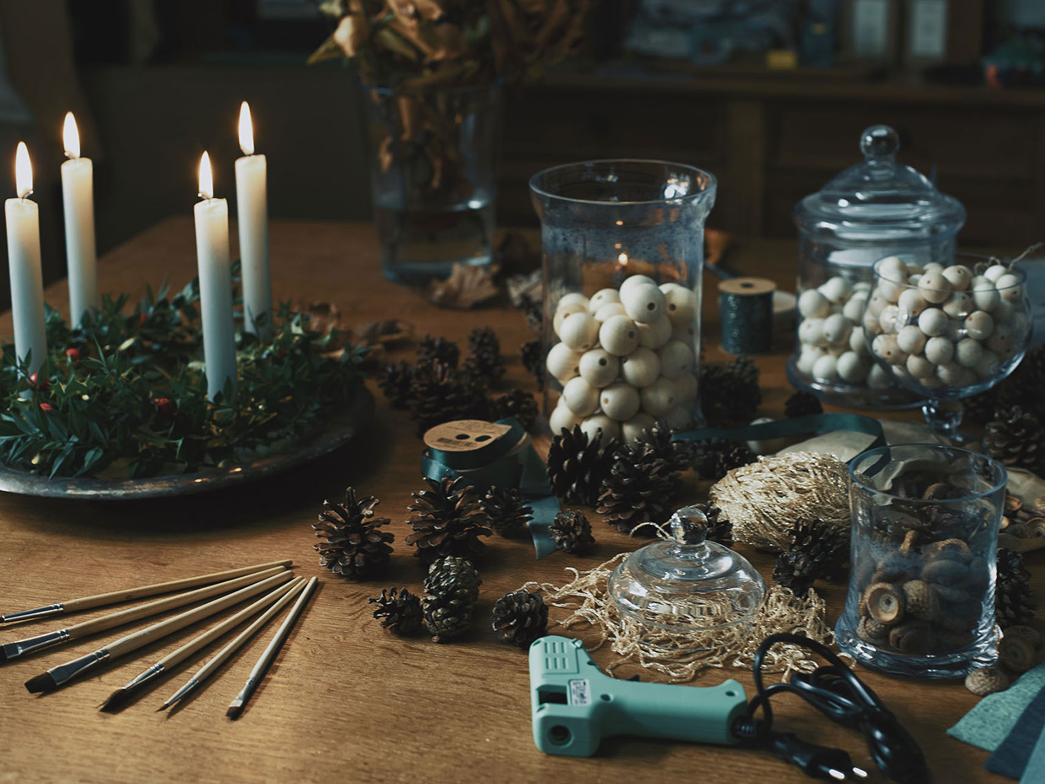 DIY Christmas forest elves