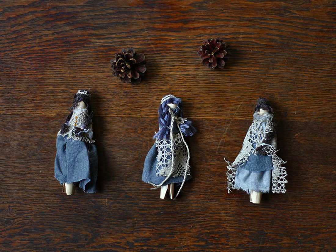 DIY noël petites gardiennes de la forêt