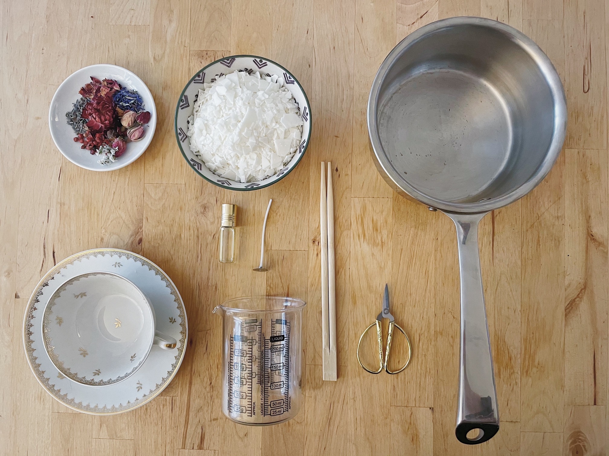 Voriagh Bougie Candle DIY Rose