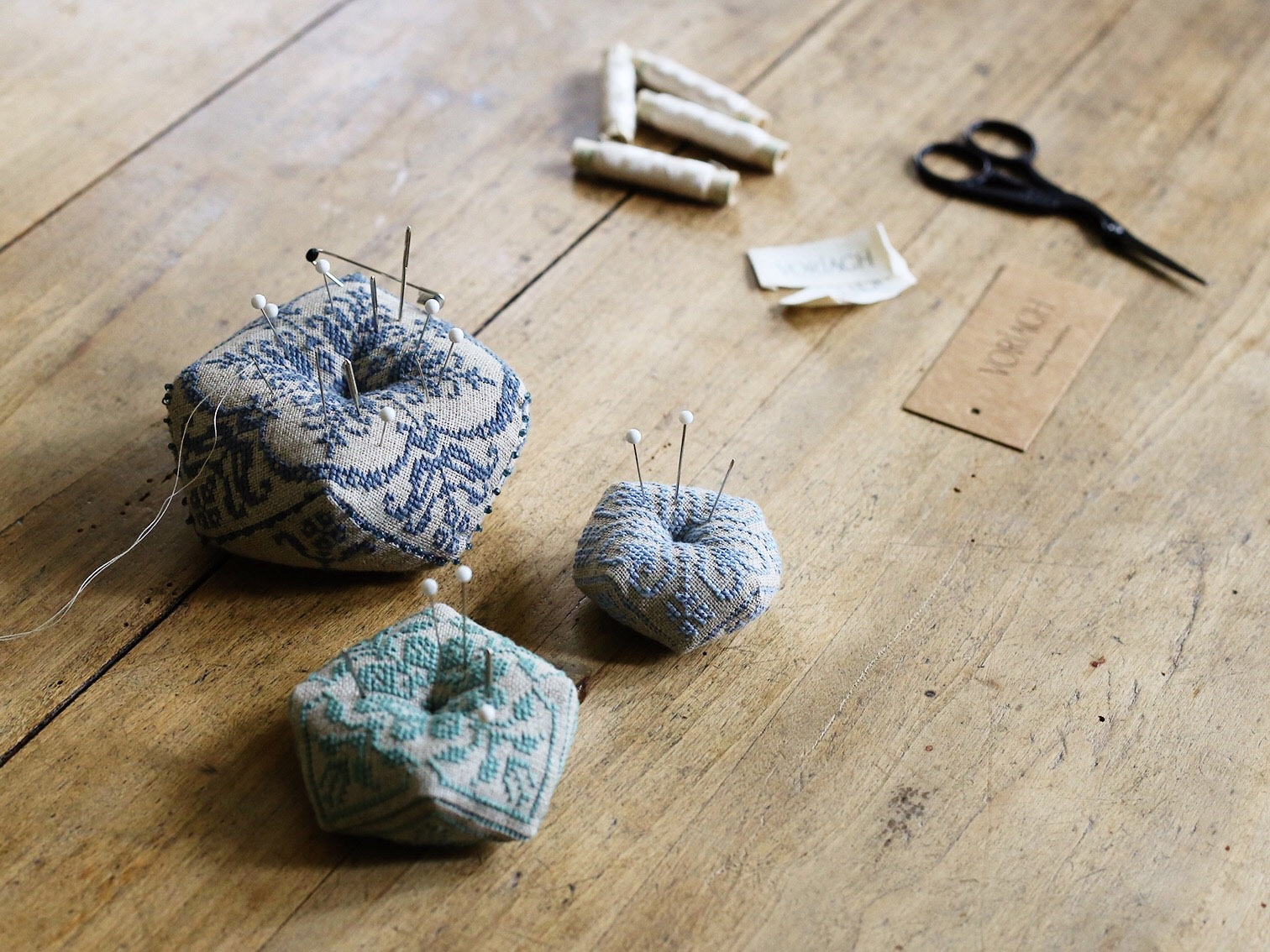 DIY Coussin à épingles Biscornu