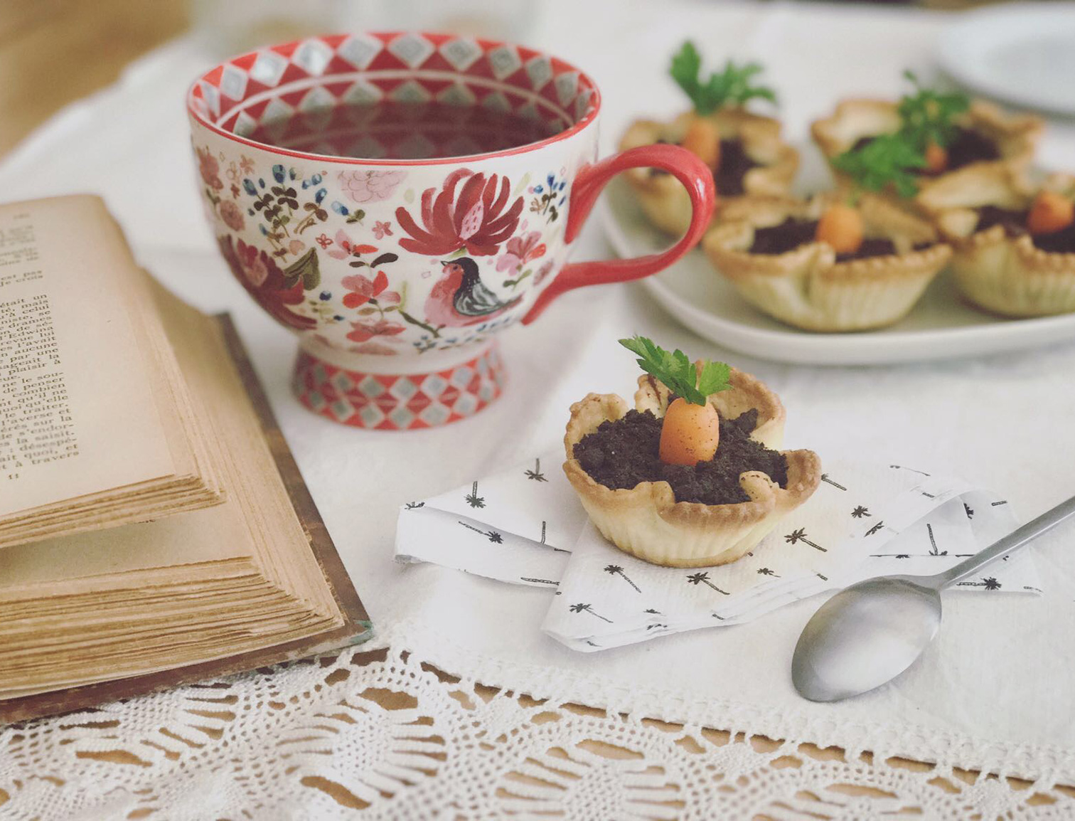 DIY Gâteaux "panier sucré" vegan